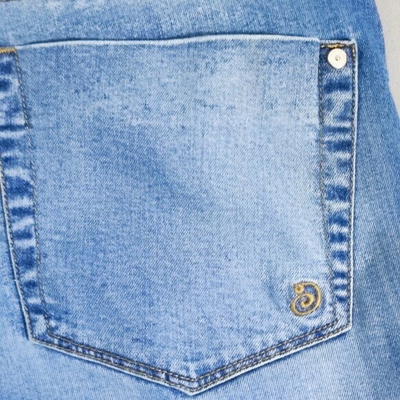 Indigo Rein Jeans women's junior size 13/30  denim blue ankle skinny high rise - Picture 5 of 14